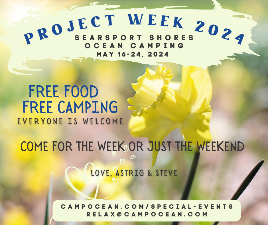 Free Camping During Project Week