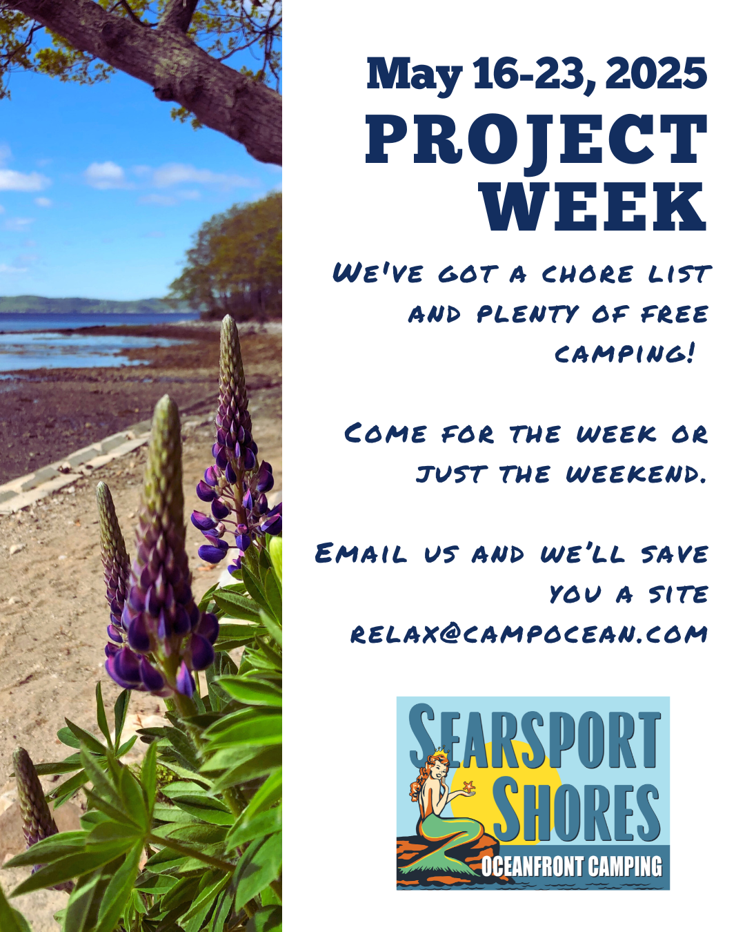 Free Camping During Project Week